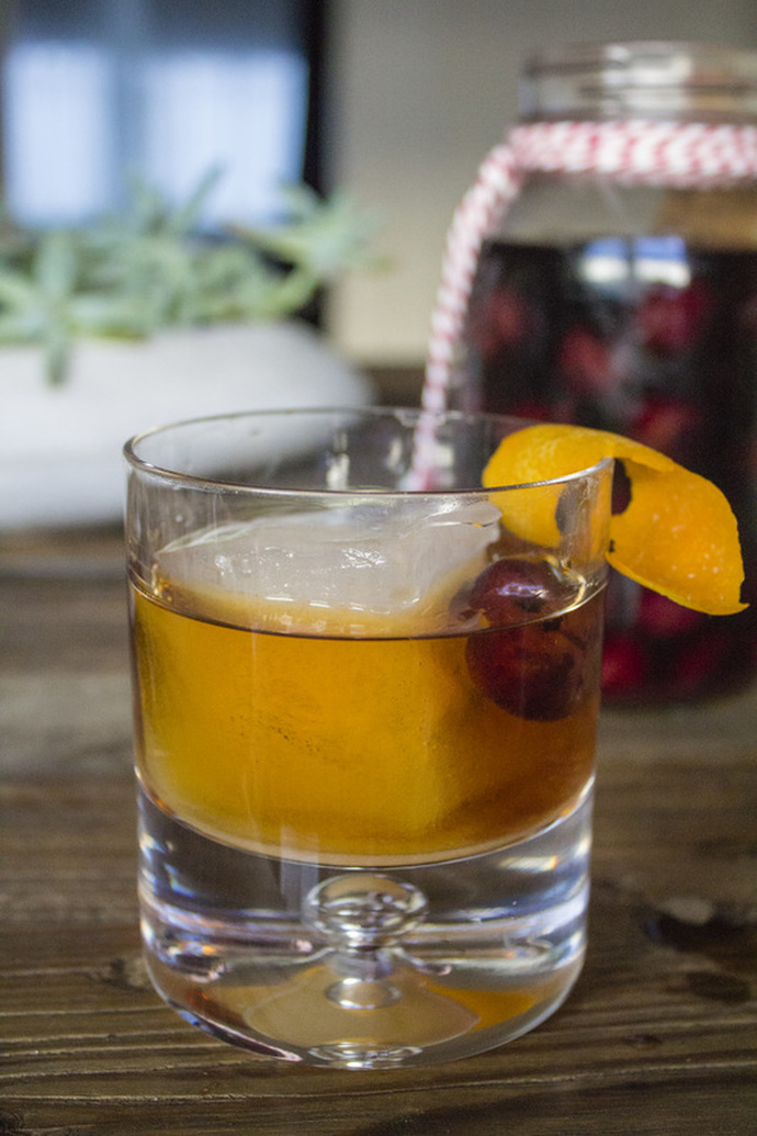 a bourbon soaked cherry for your Old Fashioned